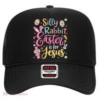 Silly Rabbit Easter Is For Jesus Cute Bunny Christian Faith Hat thumb 0