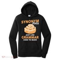 Synonym Rolls English Teacher Student Grammar Pun Learner Meaningful Gift Women's Hoodie thumb 0
