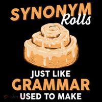 Synonym Rolls English Teacher Student Grammar Pun Learner Meaningful Gift Ornament thumb 1