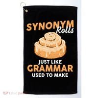Synonym Rolls English Teacher Student Grammar Pun Learner Meaningful Gift Golf Towel thumb 0