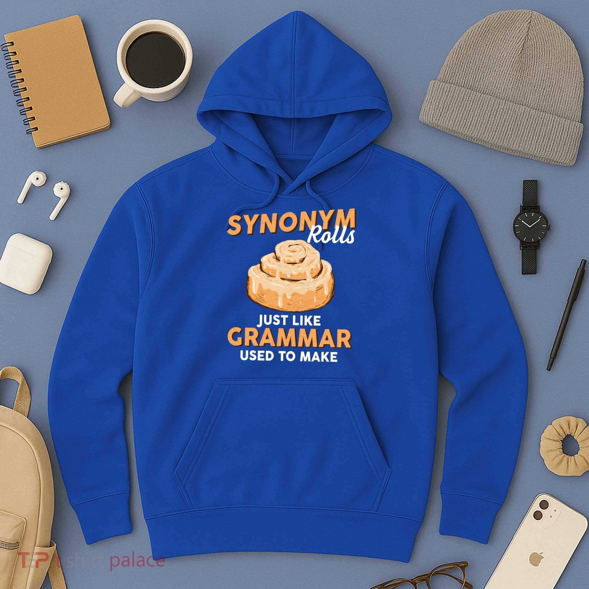 Synonym Rolls English Teacher Student Grammar Pun Learner Meaningful Gift Hoodie