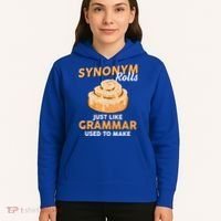 Synonym Rolls English Teacher Student Grammar Pun Learner Meaningful Gift Hoodie thumb 5