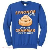 Synonym Rolls English Teacher Student Grammar Pun Learner Meaningful Gift Sweatshirt thumb 0