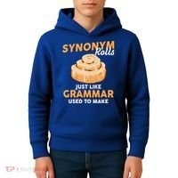 Synonym Rolls English Teacher Student Grammar Pun Learner Meaningful Gift Kids Hoodie thumb 4