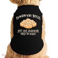 Synonym Rolls English Teacher Student Grammar Pun Learner Gift Doggie Tank thumb 0