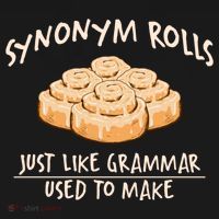 Synonym Rolls English Teacher Student Grammar Pun Learner Gift USA-Made Doggie Bandana thumb 2