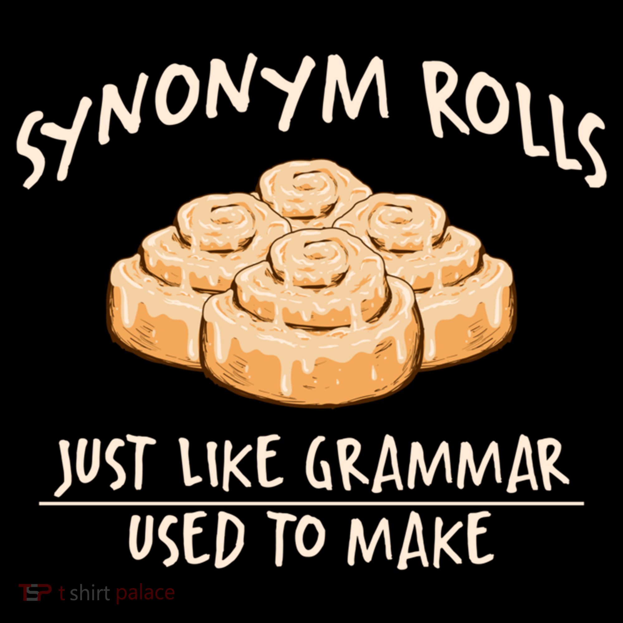 Synonym Rolls English Teacher Student Grammar Pun Learner Gift Bucket Hat