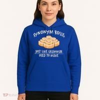Synonym Rolls English Teacher Student Grammar Pun Learner Gift Hoodie thumb 5