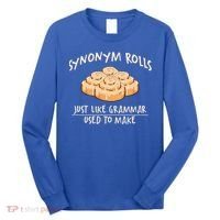 Synonym Rolls English Teacher Student Grammar Pun Learner Gift Long Sleeve Shirt thumb 0