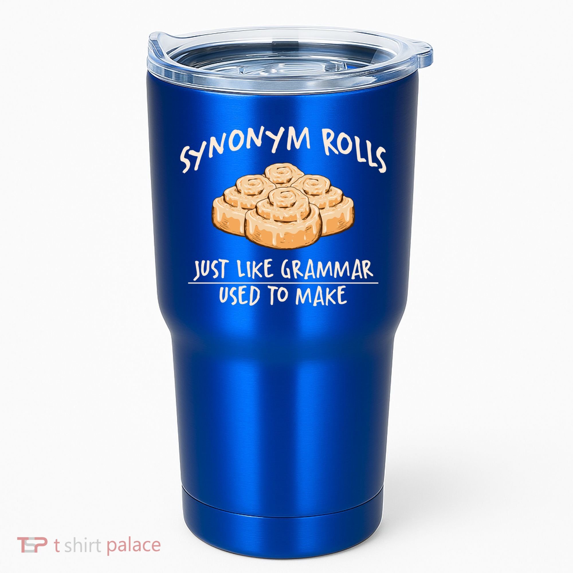 Synonym Rolls English Teacher Student Grammar Pun Learner Gift Tumbler