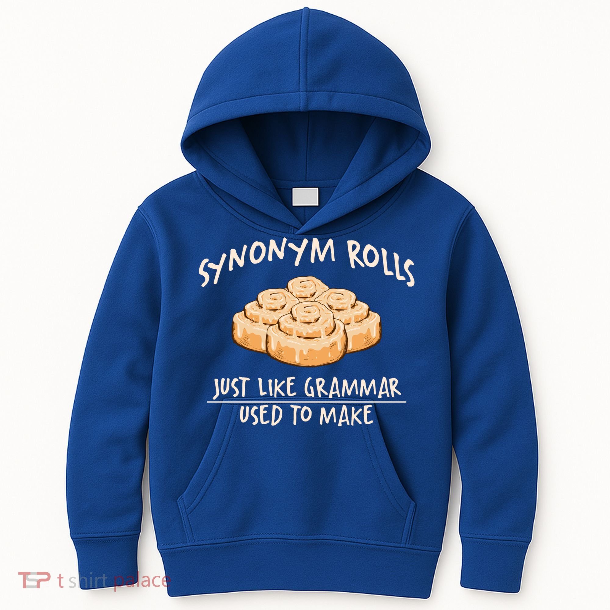 Synonym Rolls English Teacher Student Grammar Pun Learner Gift Kids Hoodie
