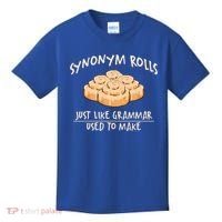 Synonym Rolls English Teacher Student Grammar Pun Learner Gift Kids T-Shirt thumb 0