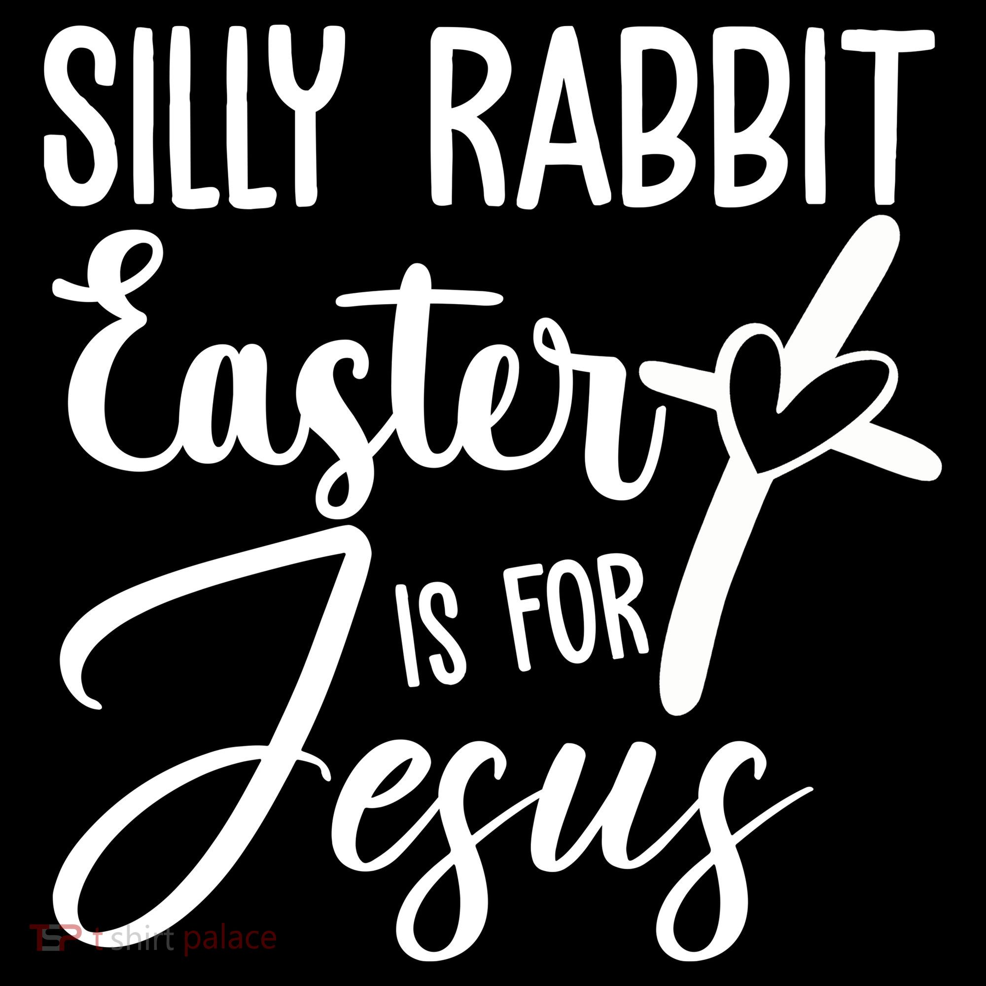 Silly Rabbit Easter Is For Jesus Cross Apron