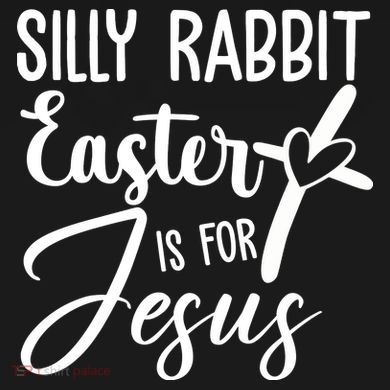 Silly Rabbit Easter Is For Jesus Cross Polo