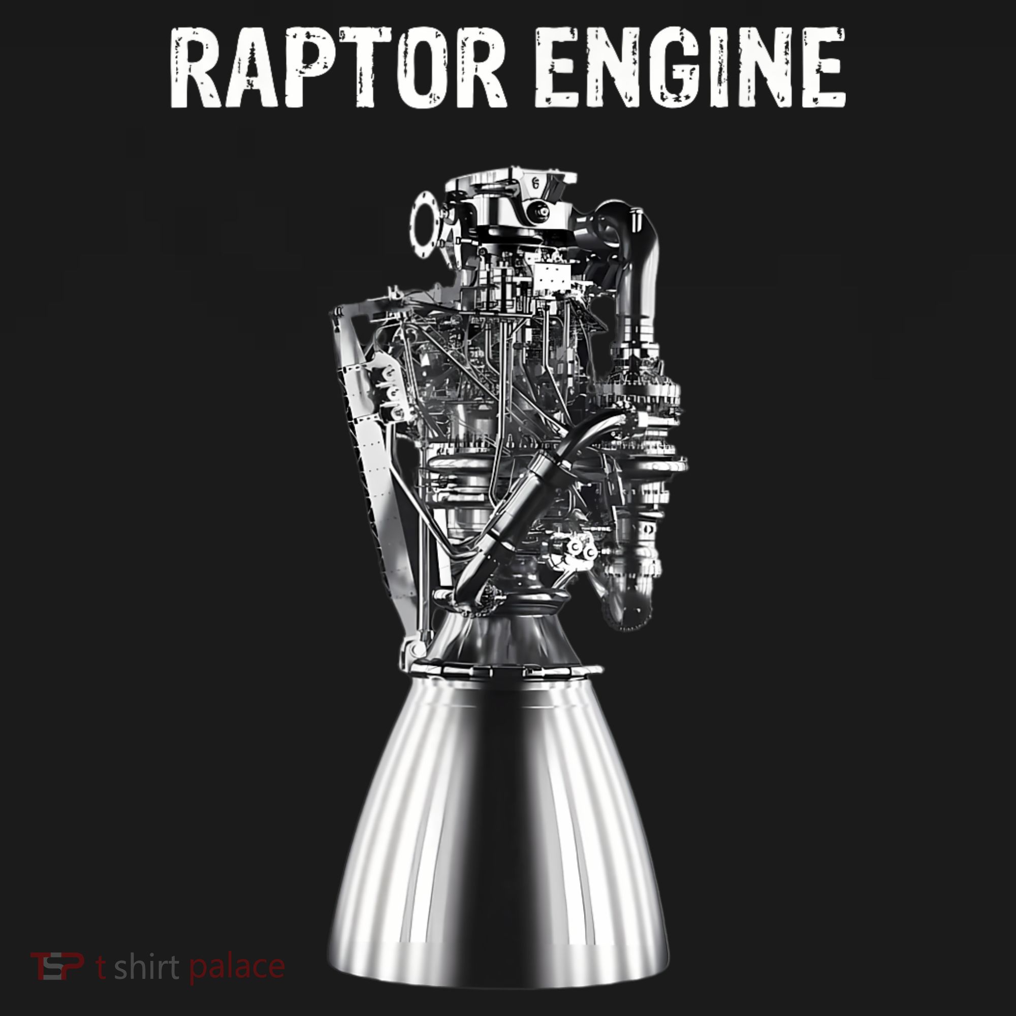 Starship Raptor Engine For Space Explorer & Rocket Scientist USA-Made Doggie Bandana