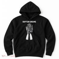 Starship Raptor Engine For Space Explorer & Rocket Scientist Hoodie thumb 0