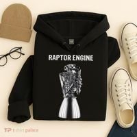 Starship Raptor Engine For Space Explorer & Rocket Scientist Hoodie thumb 4