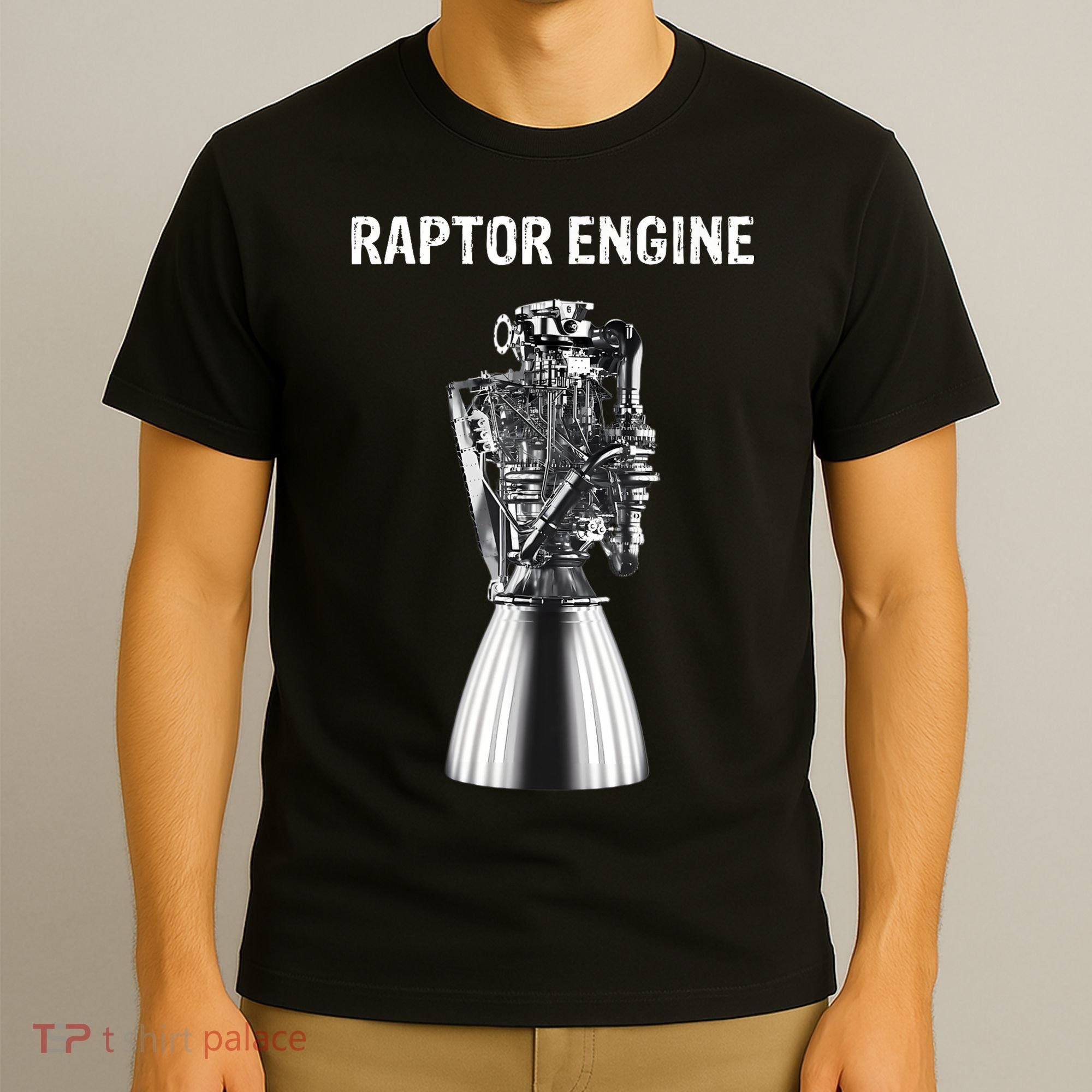 Starship Raptor Engine For Space Explorer & Rocket Scientist T-Shirt