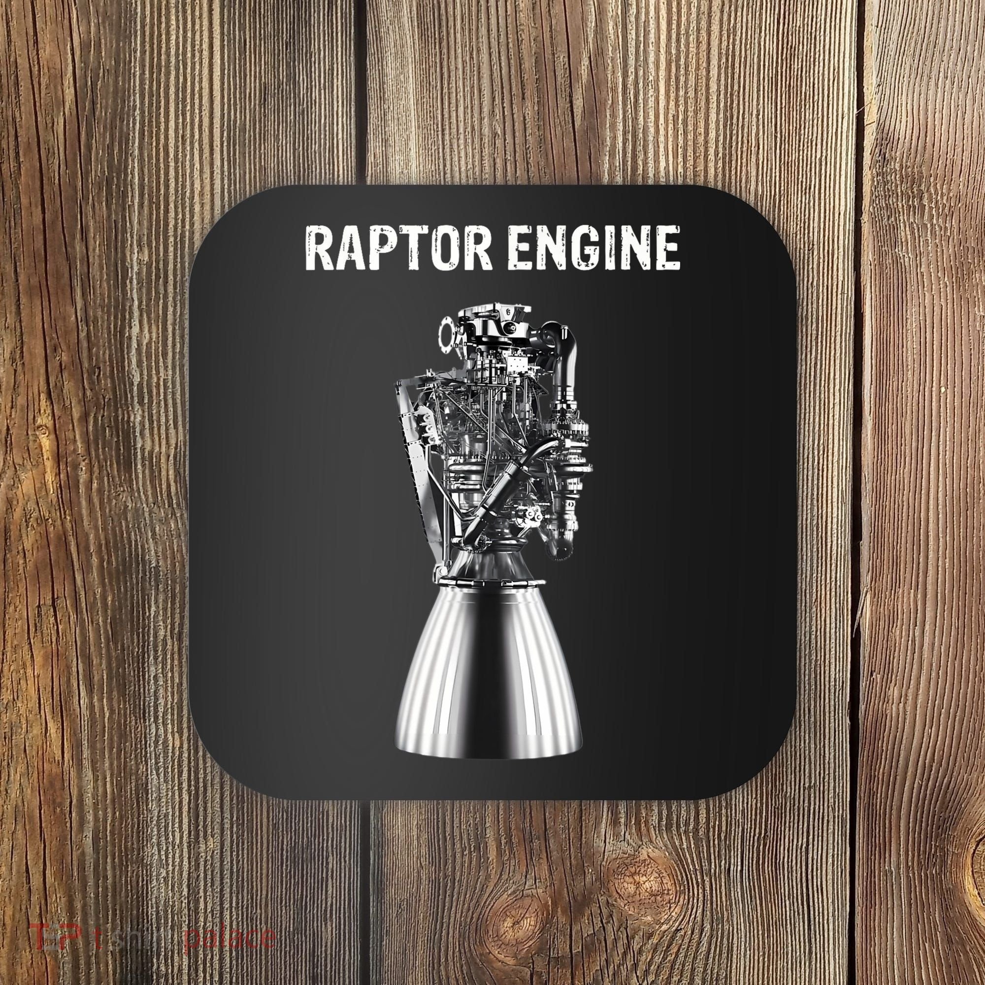 Starship Raptor Engine For Space Explorer & Rocket Scientist Coaster