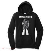 Starship Raptor Engine For Space Explorer & Rocket Scientist Women's Hoodie thumb 0