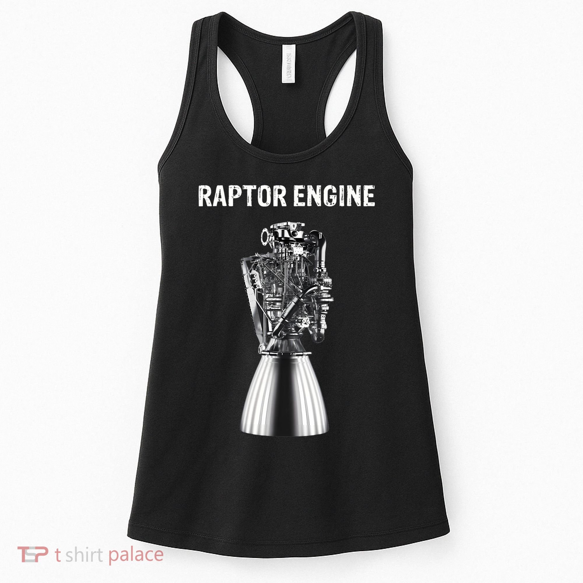Starship Raptor Engine For Space Explorer & Rocket Scientist Women's Tank Top