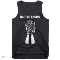 Starship Raptor Engine For Space Explorer & Rocket Scientist Tank Top thumb 0