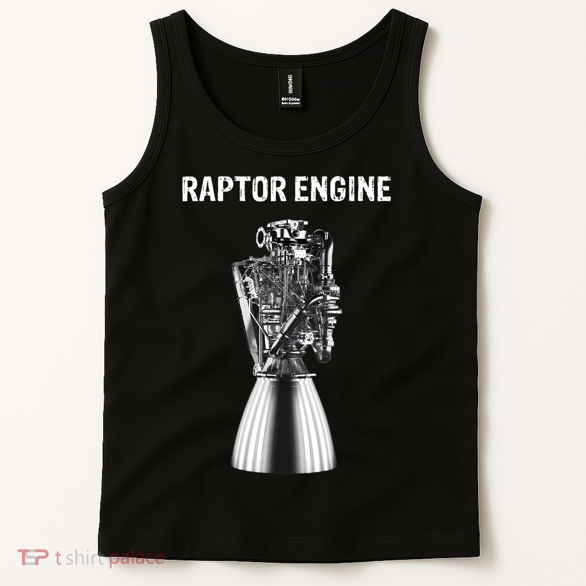 Starship Raptor Engine For Space Explorer & Rocket Scientist Tank Top
