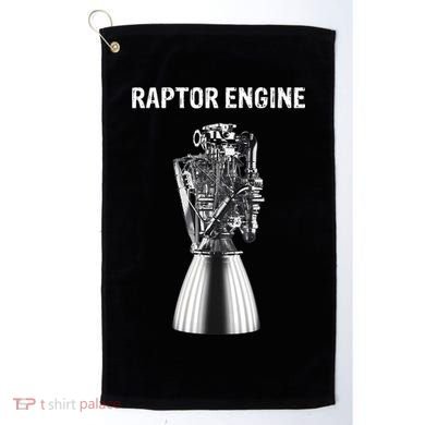 Starship Raptor Engine For Space Explorer & Rocket Scientist Golf Towel