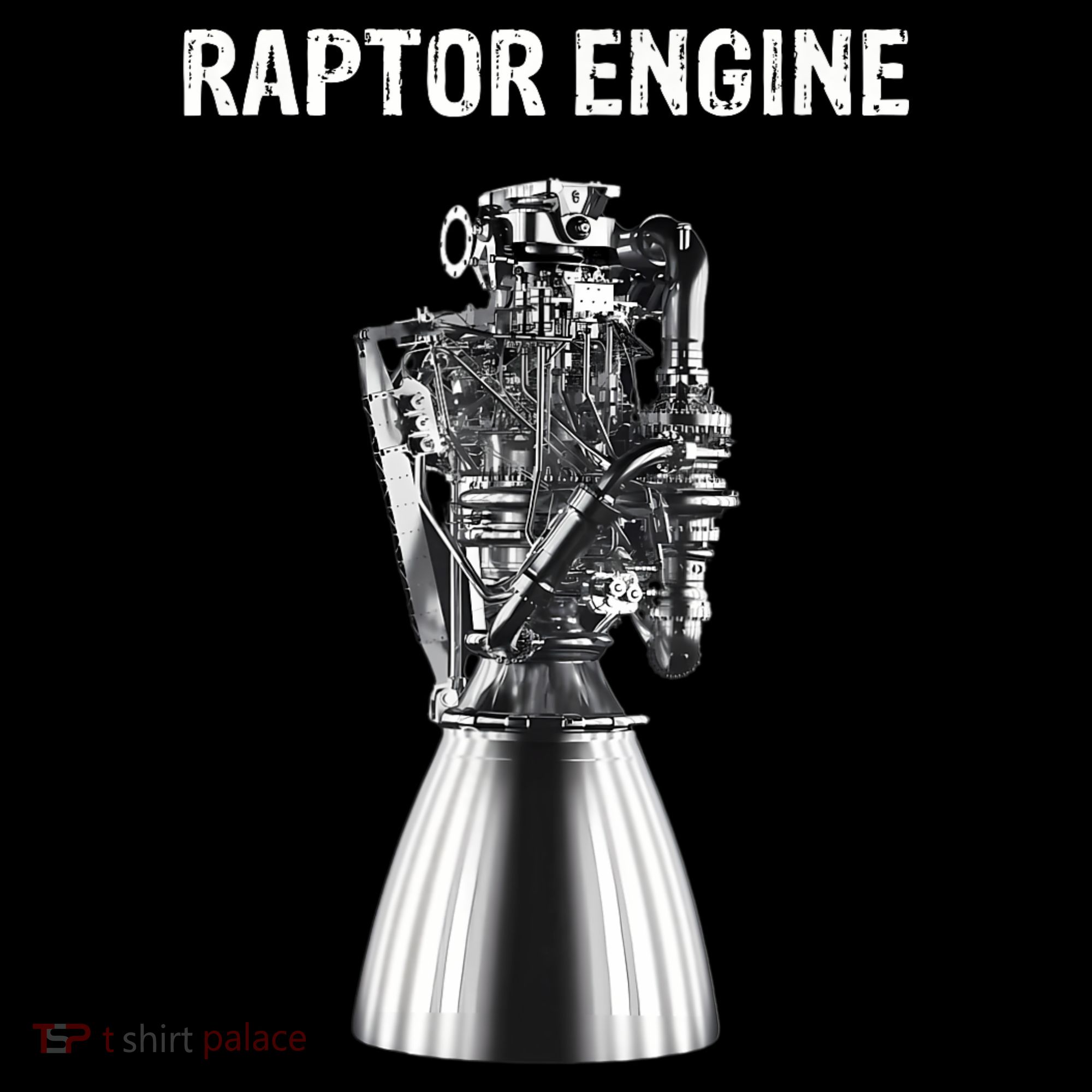Starship Raptor Engine For Space Explorer & Rocket Scientist Visor