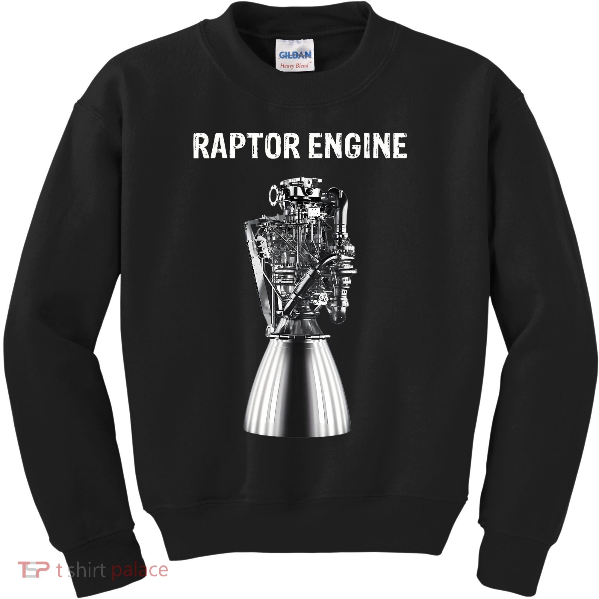 Starship Raptor Engine For Space Explorer & Rocket Scientist Kids Sweatshirt