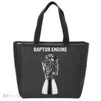 Starship Raptor Engine For Space Explorer & Rocket Scientist Tote Bag thumb 0