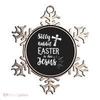 Silly Rabbit Easter Is For Jesus Christian Ornament thumb 0
