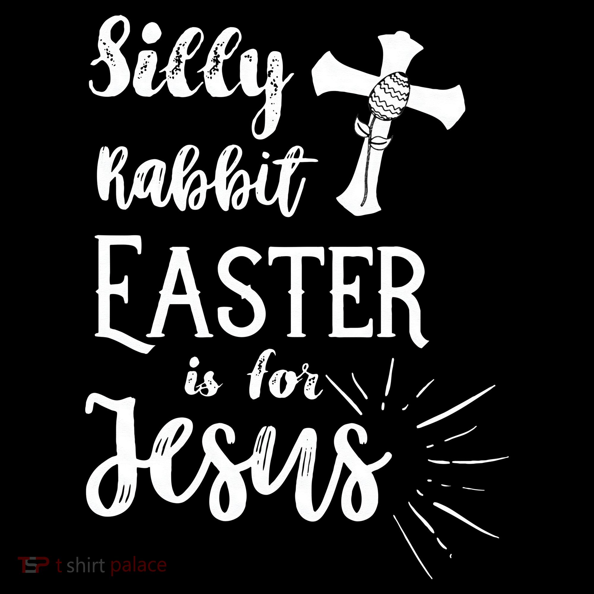 Silly Rabbit Easter Is For Jesus Christian Kids Sweatshirt