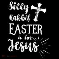 Silly Rabbit Easter Is For Jesus Christian Kids Long Sleeve Shirt thumb 2