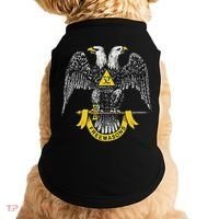 Scottish Rite Eagle 32nd Degree Freemason Gifts For Doggie Tank thumb 0