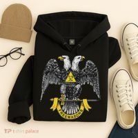 Scottish Rite Eagle 32nd Degree Freemason Gifts For Hoodie thumb 4