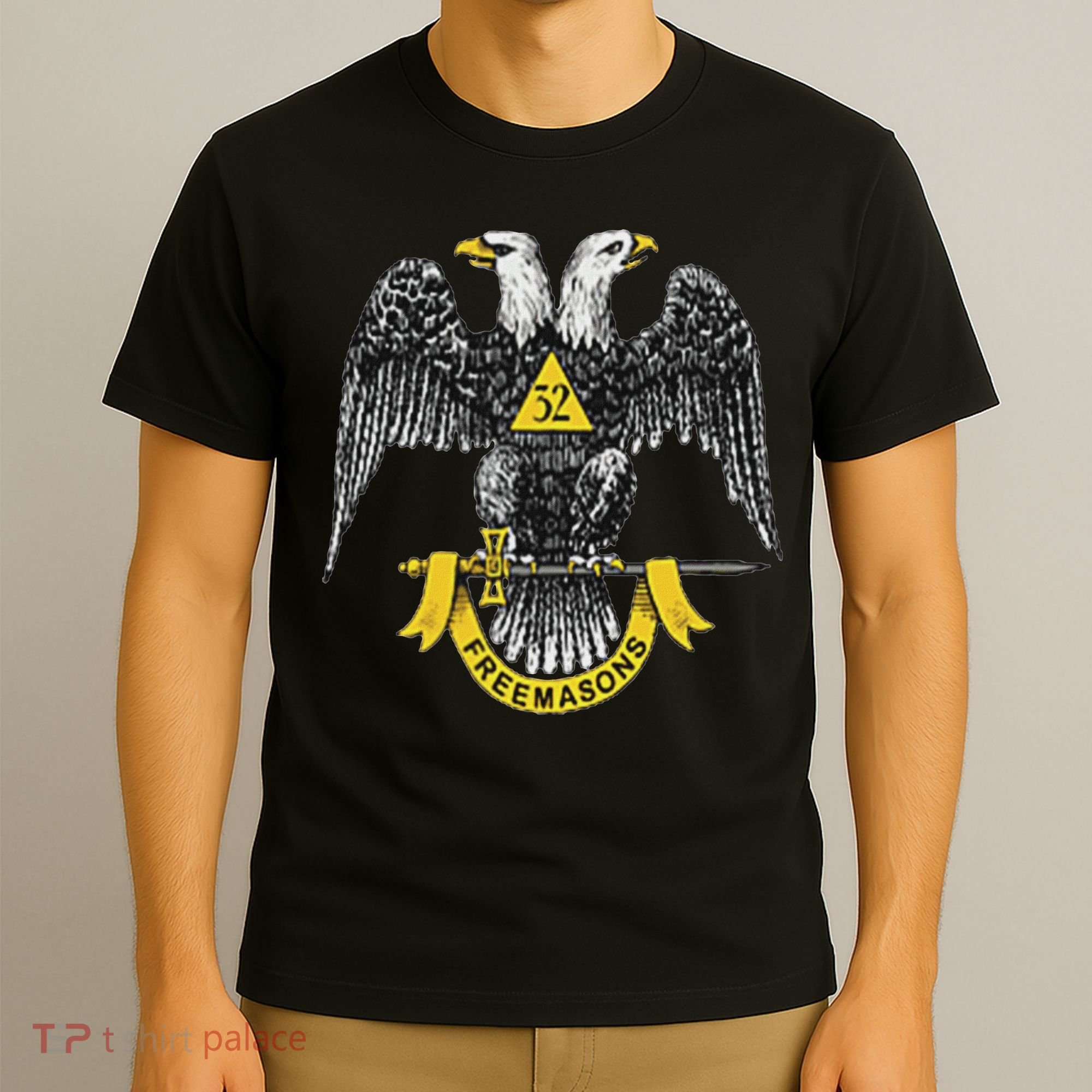 Scottish Rite Eagle 32nd Degree Freemason Gifts For T-Shirt