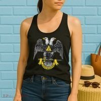 Scottish Rite Eagle 32nd Degree Freemason Gifts For Women's Tank Top thumb 2