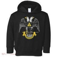 Scottish Rite Eagle 32nd Degree Freemason Gifts For Toddler Hoodie thumb 0
