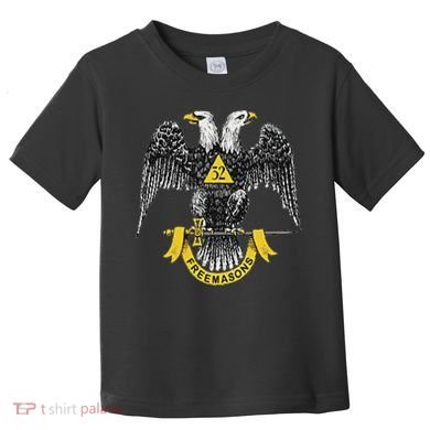 Scottish Rite Eagle 32nd Degree Freemason Gifts For Toddler T-Shirt