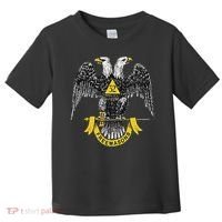 Scottish Rite Eagle 32nd Degree Freemason Gifts For Toddler T-Shirt thumb 0