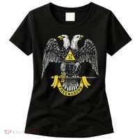Scottish Rite Eagle 32nd Degree Freemason Gifts For Women's T-Shirt thumb 0