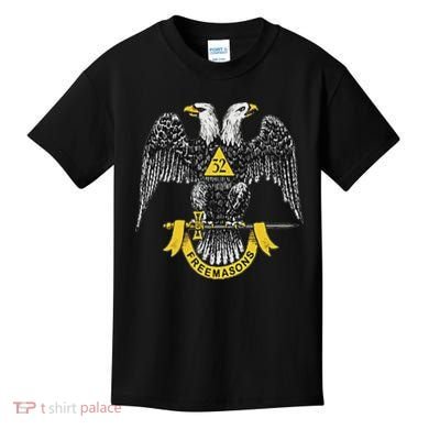 Scottish Rite Eagle 32nd Degree Freemason Gifts For Kids T-Shirt