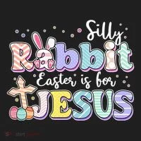 Silly Rabbit Easter Is For Jesus Women's Sweatshirt thumb 2