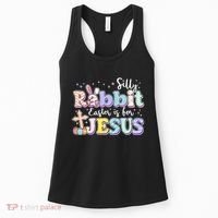 Silly Rabbit Easter Is For Jesus Women's Tank Top thumb 0