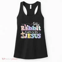 Silly Rabbit Easter Is For Jesus Women's Tank Top thumb 0