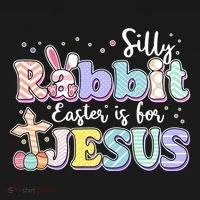Silly Rabbit Easter Is For Jesus Women's Long Sleeve Shirt thumb 2