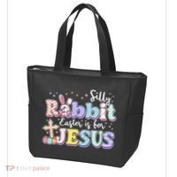 Silly Rabbit Easter Is For Jesus Tote Bag thumb 3