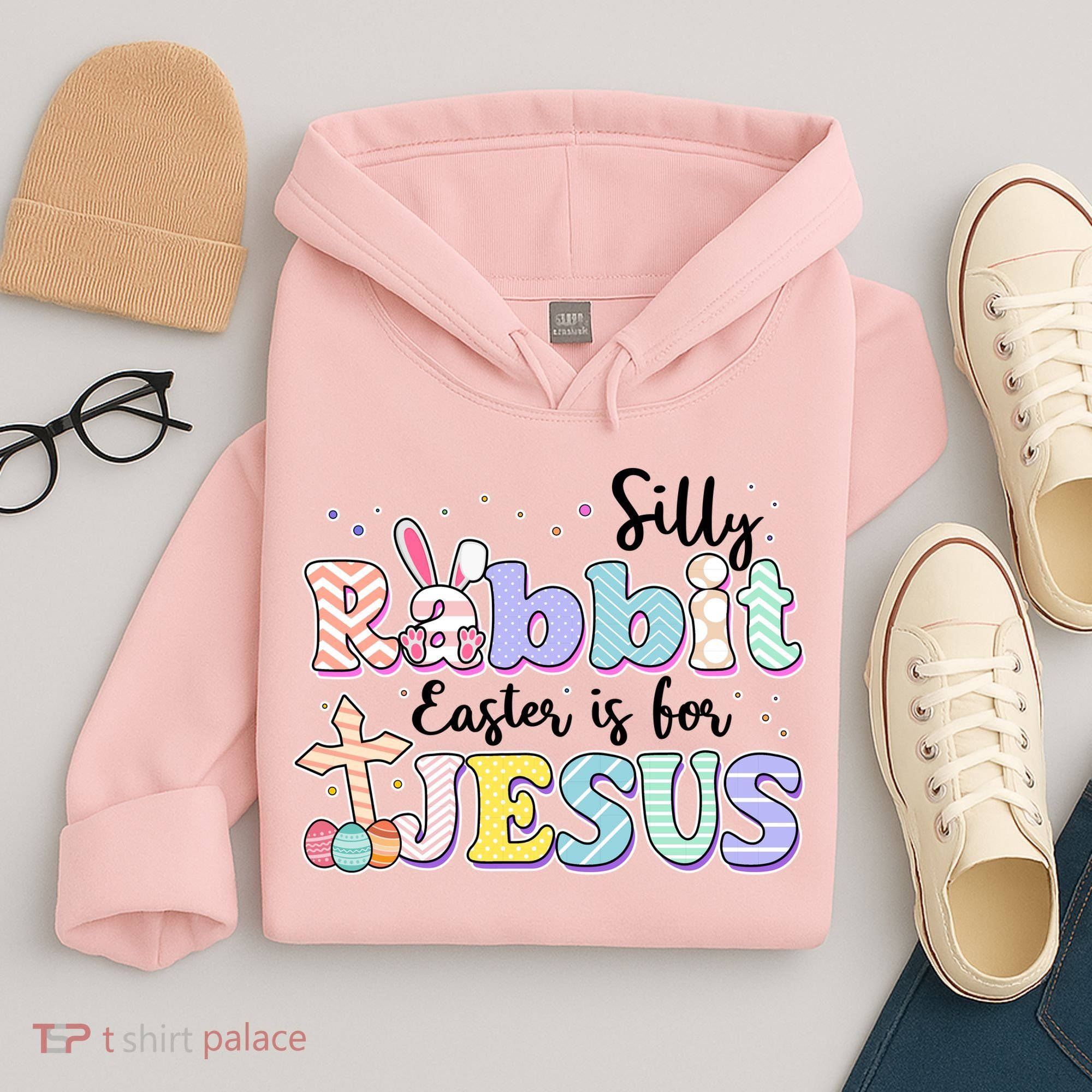 Silly Rabbit Easter Is For Jesus Hoodie