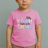 Silly Rabbit Easter Is For Jesus Toddler T-Shirt thumb 2
